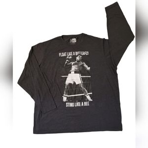 VTG Mohammed Ali Long Sleeve Shirt Float Like A Butterfly Sting Like A Bee
